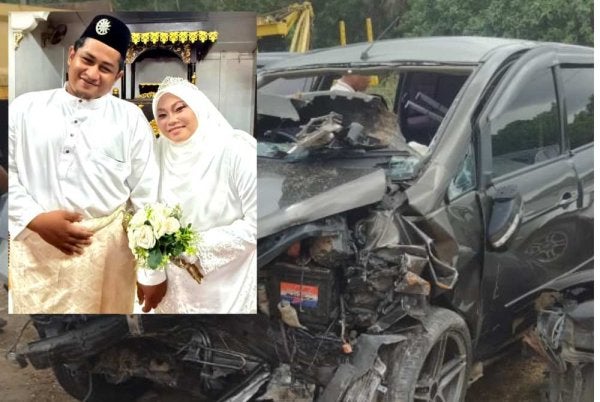 Irfan Syabil dan Nur Ain Izayu hanya sempat bergelar suami isteri dua hari apabila isterinya maut dalam kemalangan jalan raya pada 2 Februari lalu di Gual Ipoh, Tanah Merah. Foto Irfan Syabil