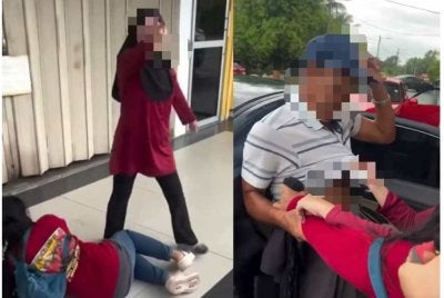 Tular video seorang wanita memukul wanita warga Indonesia serta menampar sorang lelaki yang dipercayai suaminya. 