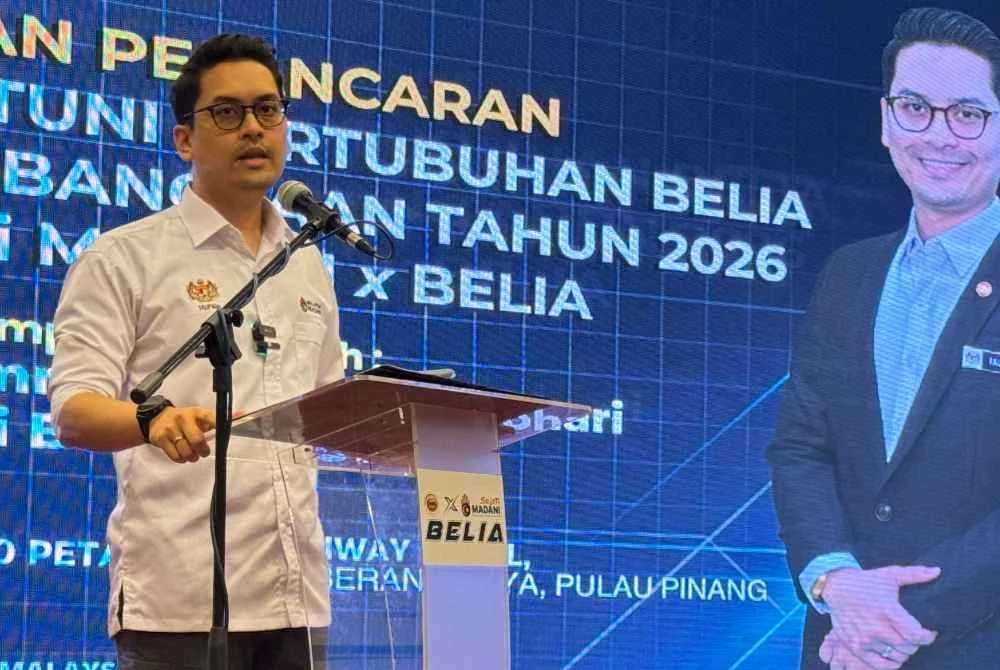 Mohammed Taufiq menyampaikan ucapan pada Program Santuni Pertubuhan Belia Peringkat Kebangsaan 2026 dan Majlis Peluncuran Sejati Madani X Belia pada Ahad.