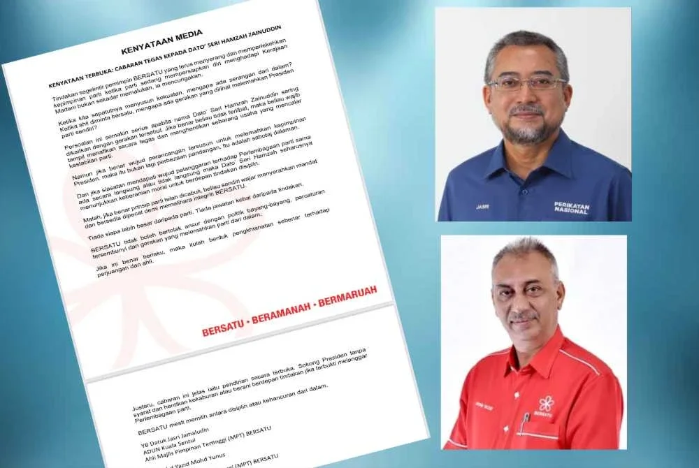 Kenyataan bersama Jasri dan Mohd Yazid pada Ahad.