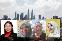 Dari kiri: Juliza, Nur Atikah, Zulkifli, Hiziani Sofya