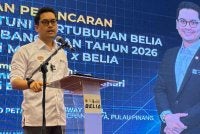 Mohammed Taufiq menyampaikan ucapan pada Program Santuni Pertubuhan Belia Peringkat Kebangsaan 2026 dan Majlis Peluncuran Sejati Madani X Belia pada Ahad.