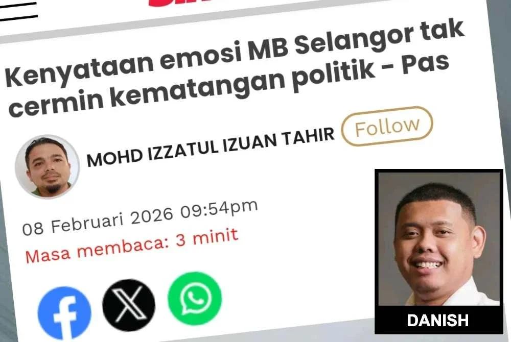 Laporan Sinar Harian berhubung kenyaataan Ketua Penerangan Pas Selangor terhadap Amiruddin.