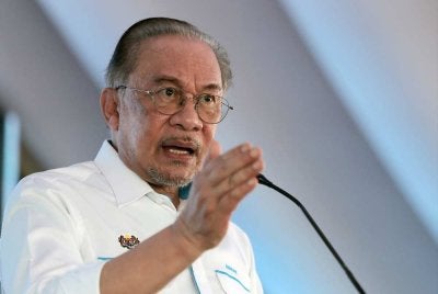 Anwar Ibrahim. Foto fail Bernama