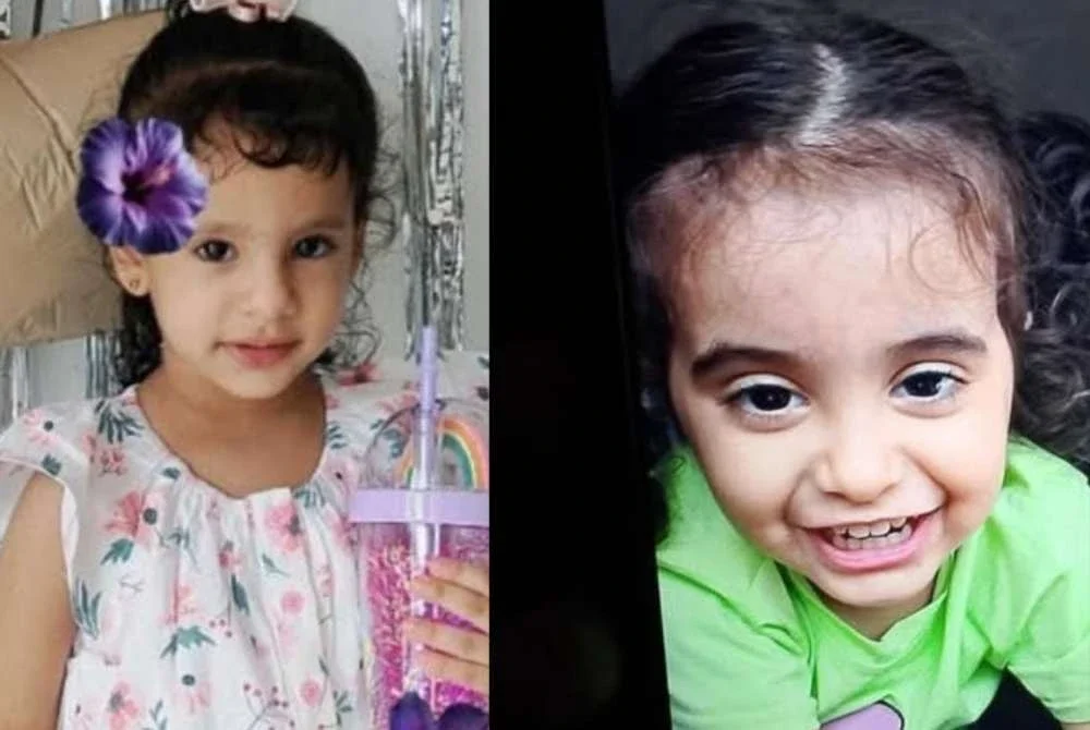 Kanak-kanak yang dikenali sebagai Husna dan Tulin itu ditemui dalam keadaan selamat di tangga yang menghala ke bumbung pangsapuri.