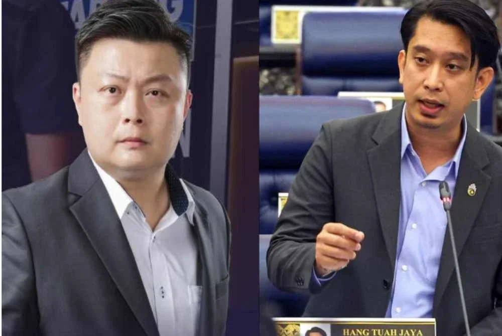 Yew Chuan (kiri) dan Adam Adli. 