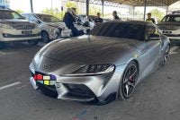 Kenderaan jenis Toyota Supra 3.0L milik ahli perniagaan tersebut disita di Jalan Tuaran.