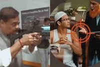 Tangkapan layar daripada video tersebut yang telah dipadamkan susulan dikecam banyak pihak.