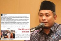 Ahmad Fadhli membuat hantaran di Facebook pada Selasa.