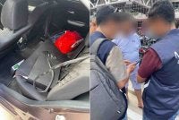 Sindiket Fake BTS ditumpaskan dalam satu operasi bersepadu di Bukit Chagar, Johor Bahru. Foto SKMM