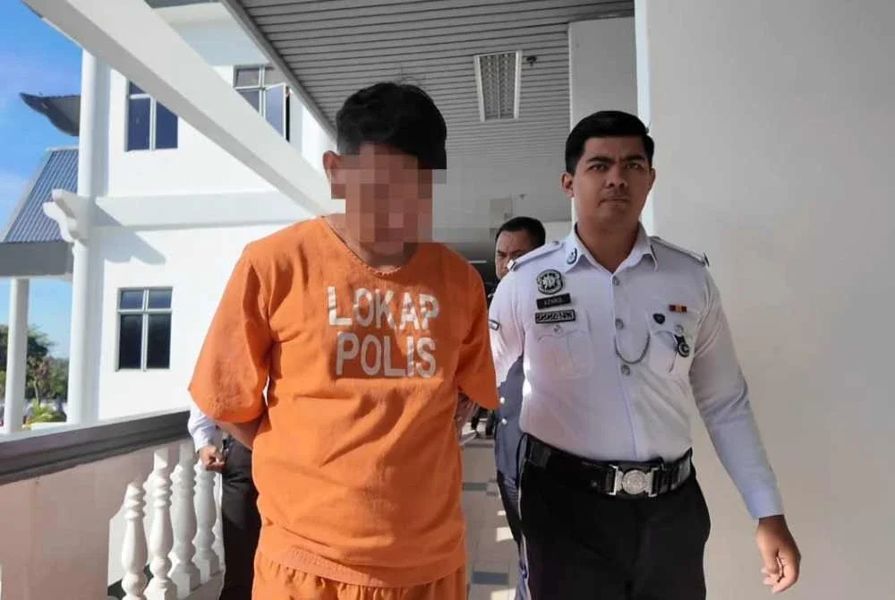 Suspek dibawa ke Mahkamah Majistret Ayer Keroh untuk permohonan reman pada Rabu.