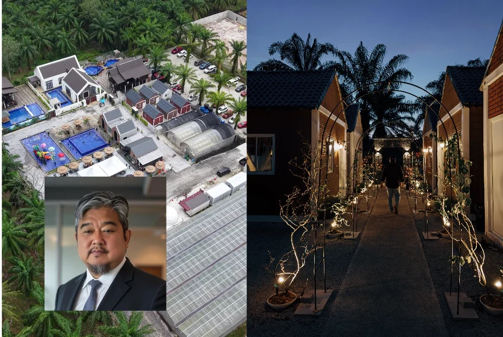 Nusantara Village dilengkapi kemudahan moden seperti kolam renang, taman tema air mini serta pelbagai jenis rumah dan bilik yang memenuhi keperluan pelancong terutamanya golongan berkeluarga.Gambar kecil: Fakhrul Nazhi