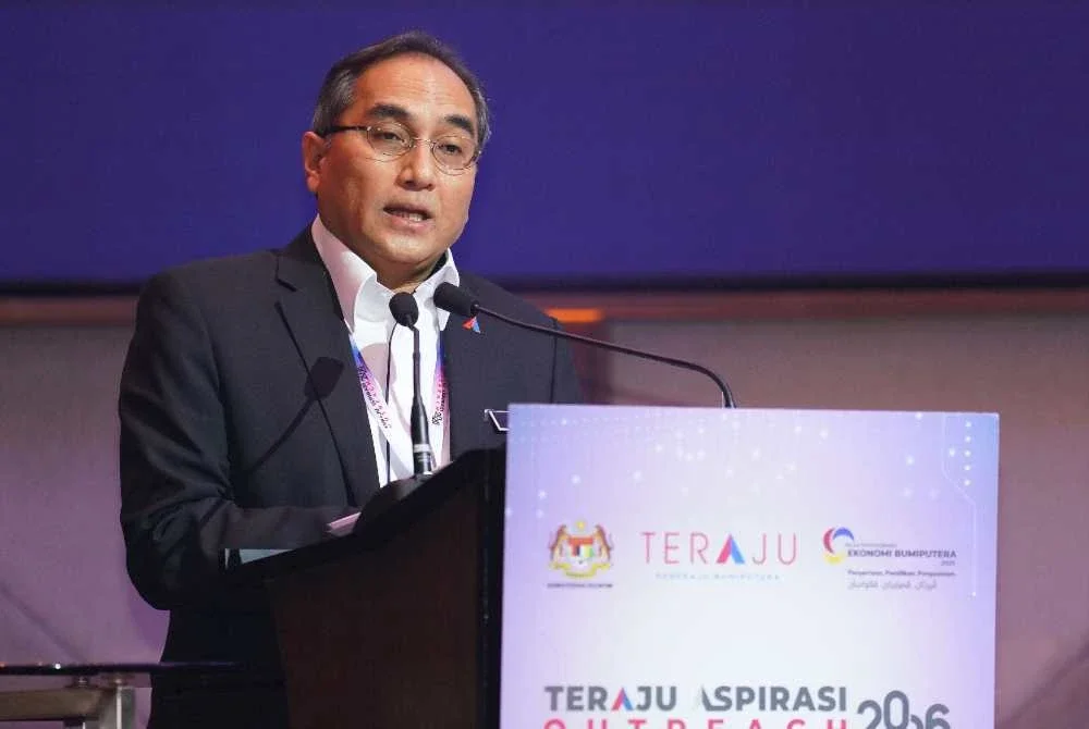 Junady menyampaikan ucapan sempena program TERAJU Aspirasi Outreach 2026 pada Rabu.