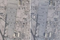 Perbandingan imej satelit pada Januari dan Februari menunjukkan peningkatan jumlah pesawat dan peralatan ketenteraan lain di pangkalan tentera udara al-Udeid di Qatar.