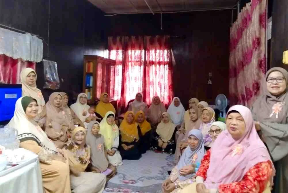 Sebahagian daripada peserta yang hadir pada Majlis Tadabbur Ambang Ramadan di Rumah Ngaji Fatimatun Az Zahra, Kota Bharu