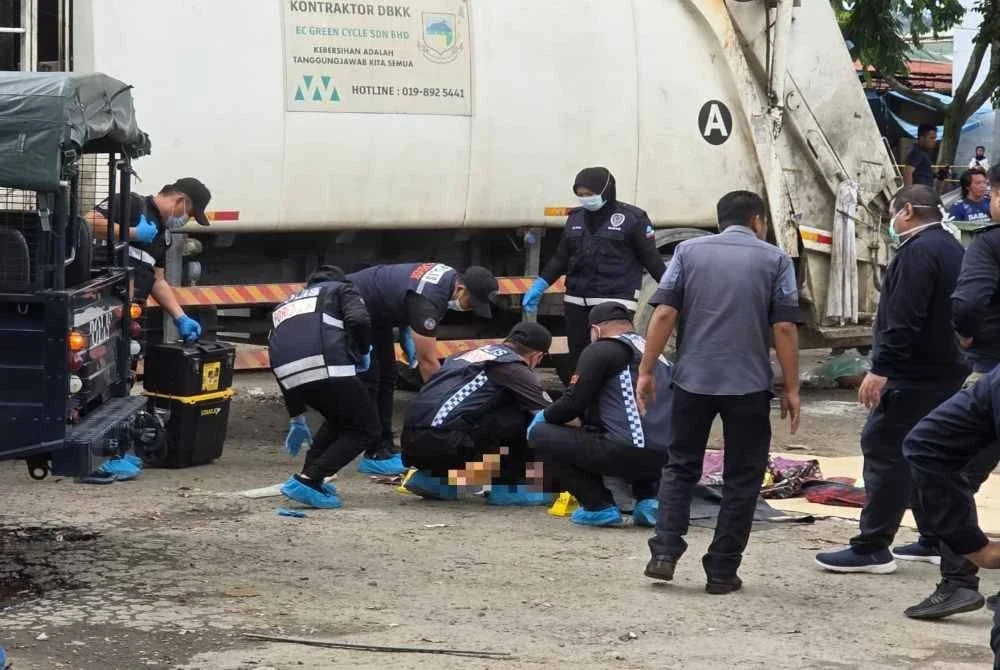 Polis Kota Kinabalu mengesahkan penemuan beberapa anggota badan dikerat dipercayai milik wanita di kawasan tapak pembuangan sampah di Taman Indah Permai, Sepanggar di sini pada pagi Khamis.