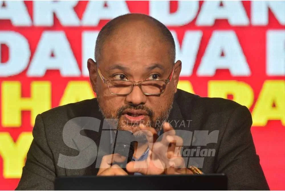 Pushpan ketika Sidang Media Pengasingan Kuasa Peguam dan Pendakwa Raya: Apa Harapan Rakyat di Studio F Sinar Harian pada Khamis. FOTO SINAR HARIAN/ ASRIL ASWANDI SHUKOR.