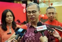 Fahmi ketika ditemui media pada Perhimpunan Bulanan Kementerian Komunikasi bagi Bulan Februari di Menara Komunikasi pada Khamis. Foto Bernama