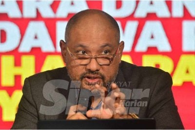 Pushpan ketika Sidang Media Pengasingan Kuasa Peguam dan Pendakwa Raya: Apa Harapan Rakyat di Studio F Sinar Harian pada Khamis. FOTO SINAR HARIAN/ ASRIL ASWANDI SHUKOR.