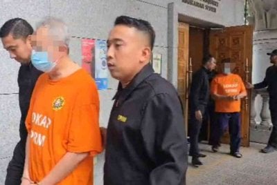 Seorang ketua pengarah dan pengarah sebuah jabatan kerajaan direman lima hari pada Khamis.