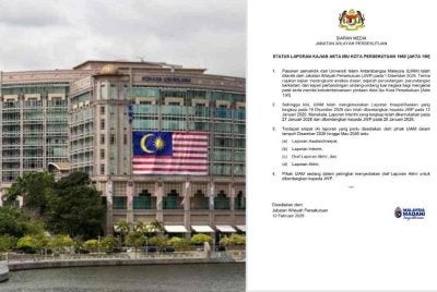 Kenyataan media JWP pada Khamis.