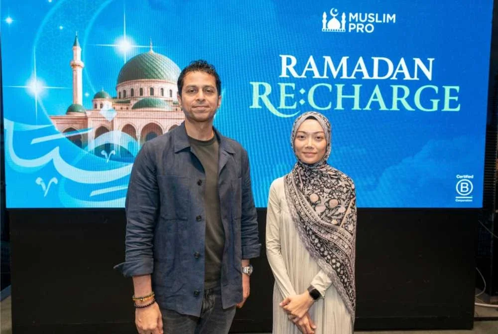 Nafees Khundker bersama pengurusnya, Siti Zahidah memperkenalkan ‘Ramadan Re:Charge’ bagi membantu amalan umat Islam kekal konsisten sepanjang bulan puasa.