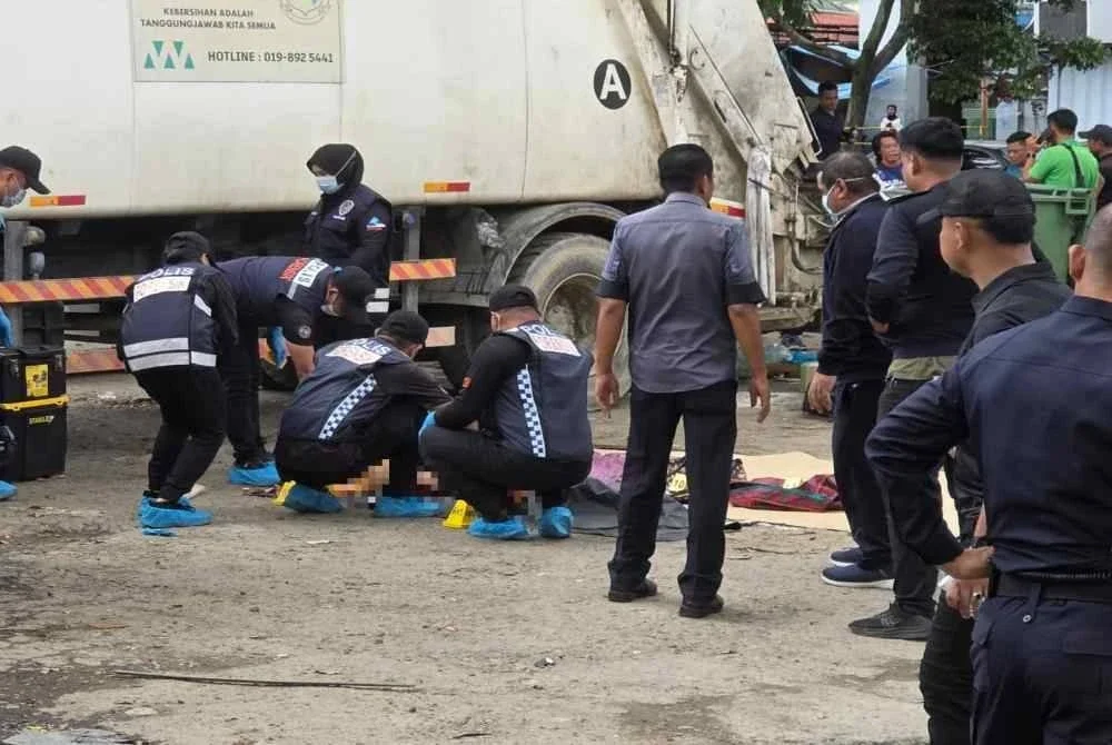 Mayat wanita dikerat beberapa bahagian ditemui di tempat pembuangan sampai di Taman Indah Permai, Sepanggar pada Khamis.