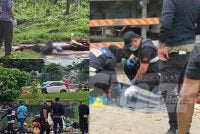 Mayat wanita dibunuh ditemui di kawasan pembuangan sampah di Taman Indah Permai, Sepanggar pada Khamis.