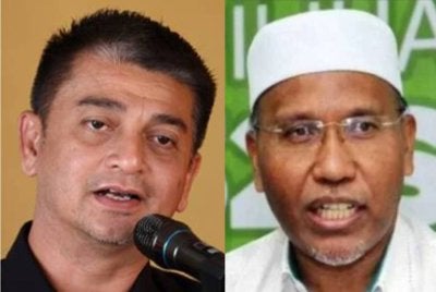 Muhammad Faiz (kiri) dan Idris.