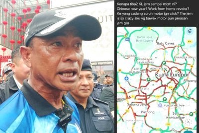 Fadil memaklumkan lebih tiga juta kenderaan direkodkan memasuki Kuala Lumpur dalam tempoh 1 hingga 12 Februari lalu menyebabkan kebanyakan laluan utama mengalami kesesakan.