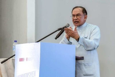 Anwar berucap merasmikan Konvensyen Keadilan Kedah pada Jumaat. Foto: Bernama