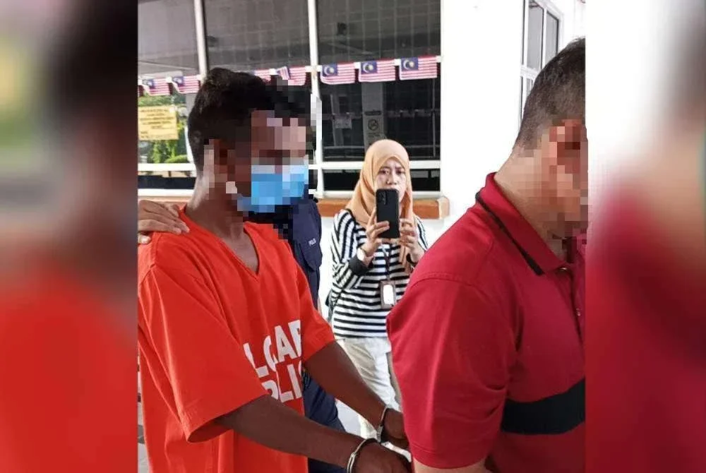 Lelaki bunuh isteri hamil guna lesung batu direman enam hari