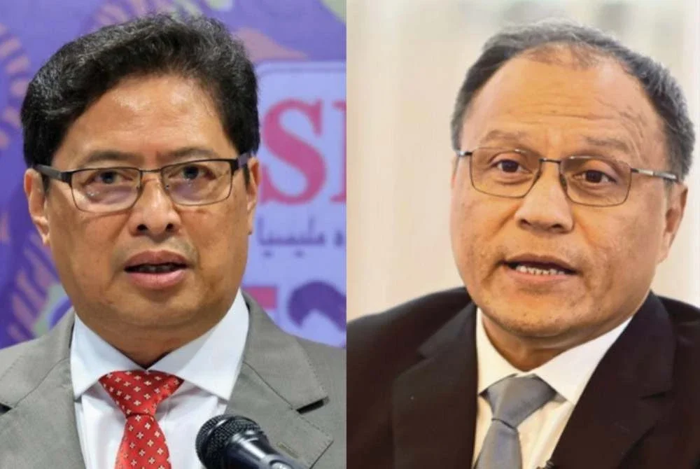 Mohd Dusuki (kanan) mengesahkan siasatan berhubung isu pemilikan saham oleh Azam sudah bermula.