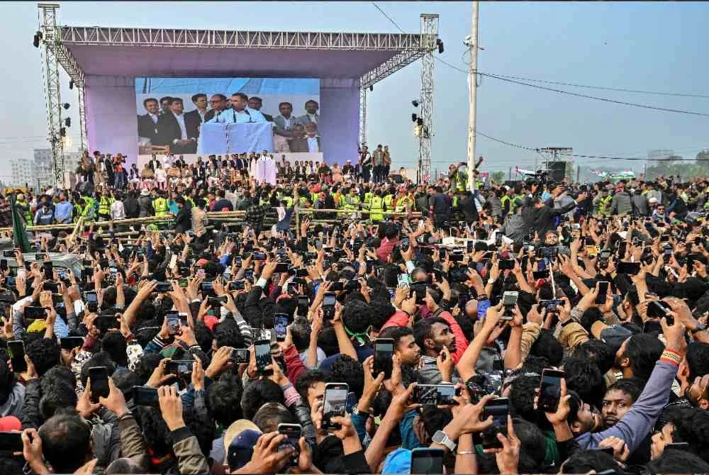 Kemenangan BNP sudah dapat dijangka banyak pihak, sekali gus menandakan peralihan politik baharu di Bangladesh. - Foto AFP