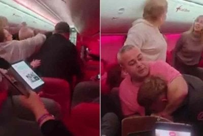 Rakaman insiden pergaduhan itu turut menjadi tular di media sosial. Foto Agensi