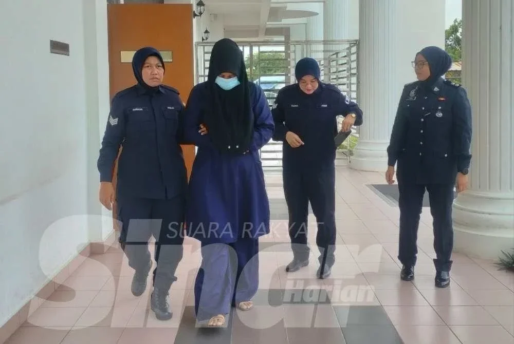 Nur Aini mengaku berkelakuan tidak sopan di Balai Polis Sungai Kob ketika dihadapkan ke Mahkamah Majistret Kulim.