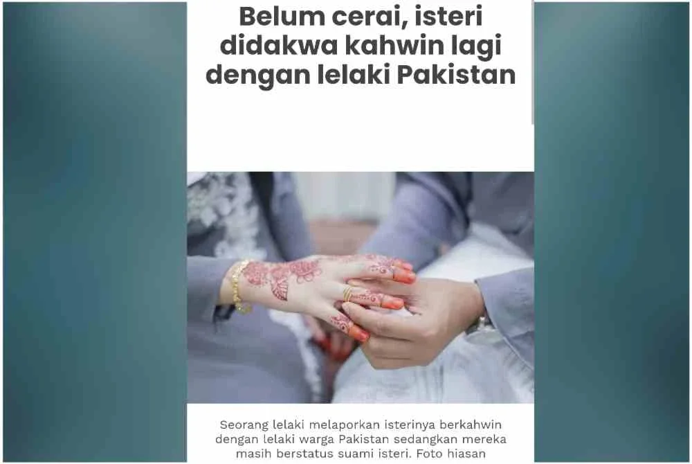 Laporan Sinar Harian pada Rabu lalu. 