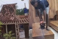 Lelaki tersebut mengambil serius saranan pemimpin desa supaya membahagikan harta secara adil. Foto Agensi