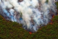 Beberapa kawasan sudah mula diselubungi jerebu.