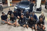 Antara warga Indonesia yang ditahan dalam Op Nyah Taring 1 di Jalan Besar pada Sabtu.