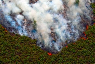 Beberapa kawasan sudah mula diselubungi jerebu.