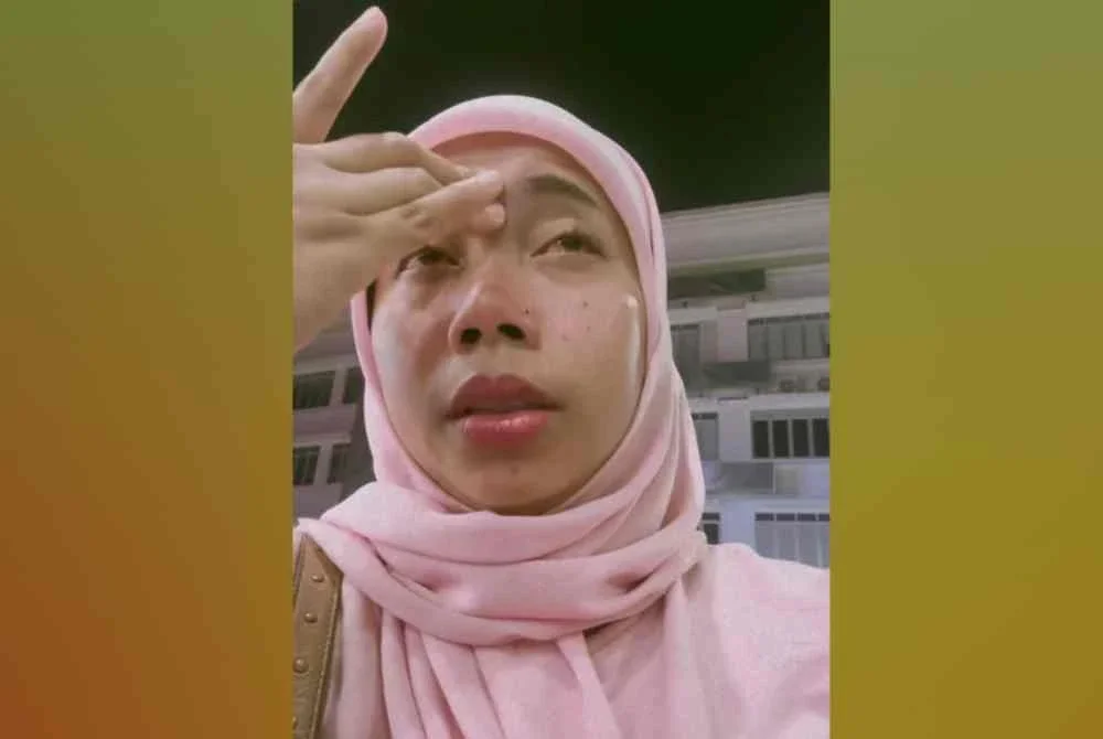 Kamisa mendedahkan matanya menjadi merah dan ia menjadi pengajaran buat dirinya apabila tibi mata hampir meragut penglihatannya.