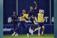 Pemain JDT menjalani latihan sebagai persiapan bertemu Vissel Kobe pada aksi ACLE di Stadium Sultan Ibrahim malam ini. Foto Johor Southern Tigers
