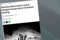 Perasaan cemburu dipercayai menjadi motif pembunuhan seorang wanita warga Indonesia yang ditemui maut dengan kesan jerutan di leher di kawasan kebun pisang di Banting di sini pada Isnin.