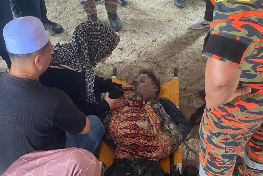 Mangsa yang ditemukan ketika operasi pencarian. 