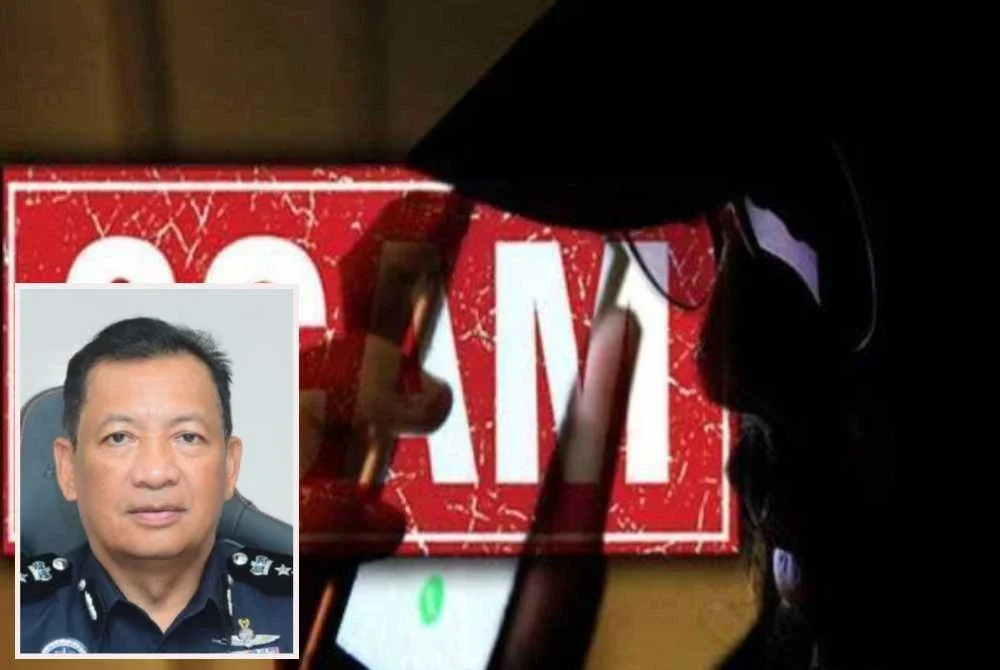 Yahaya (gambar kecil) memaklumkan, berdasarkan laporan diterima, mangsa mendakwa tertarik dengan iklan berkaitan pelaburan saham di Facebook. 