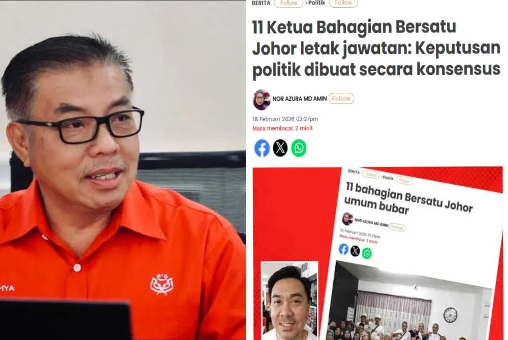 Laporan Sinar Harian dan Yahya (kiri)