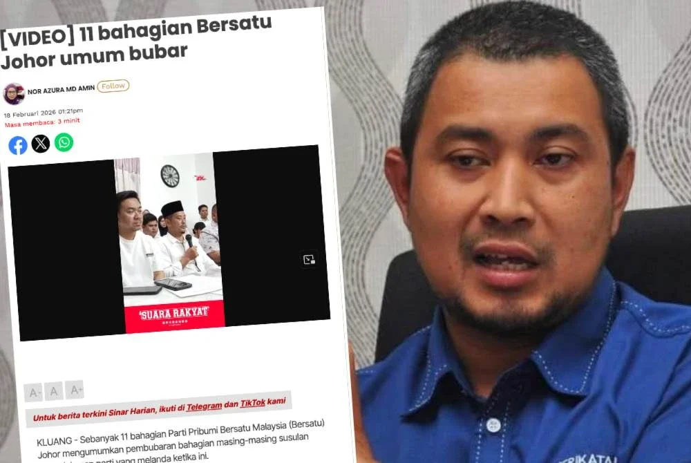 Dr Sahruddin menafikan dakwaan kononnya 11 bahagian parti itu lumpuh susulan peletakan jawatan beramai-ramai pada Rabu.
