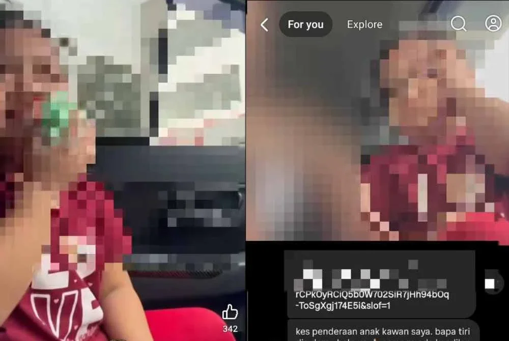 Tular video di media sosial memaparkan seorang lelaki bertindak memukul, menendang serta mengarahkan seorang kanak-kanak berlari berulang kali.