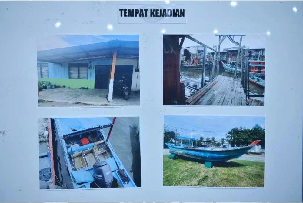 Lokasi serbuan melibatkan tangkapan dan rampasan sindiket dadah di Sekinchan, Sabak Bernam.